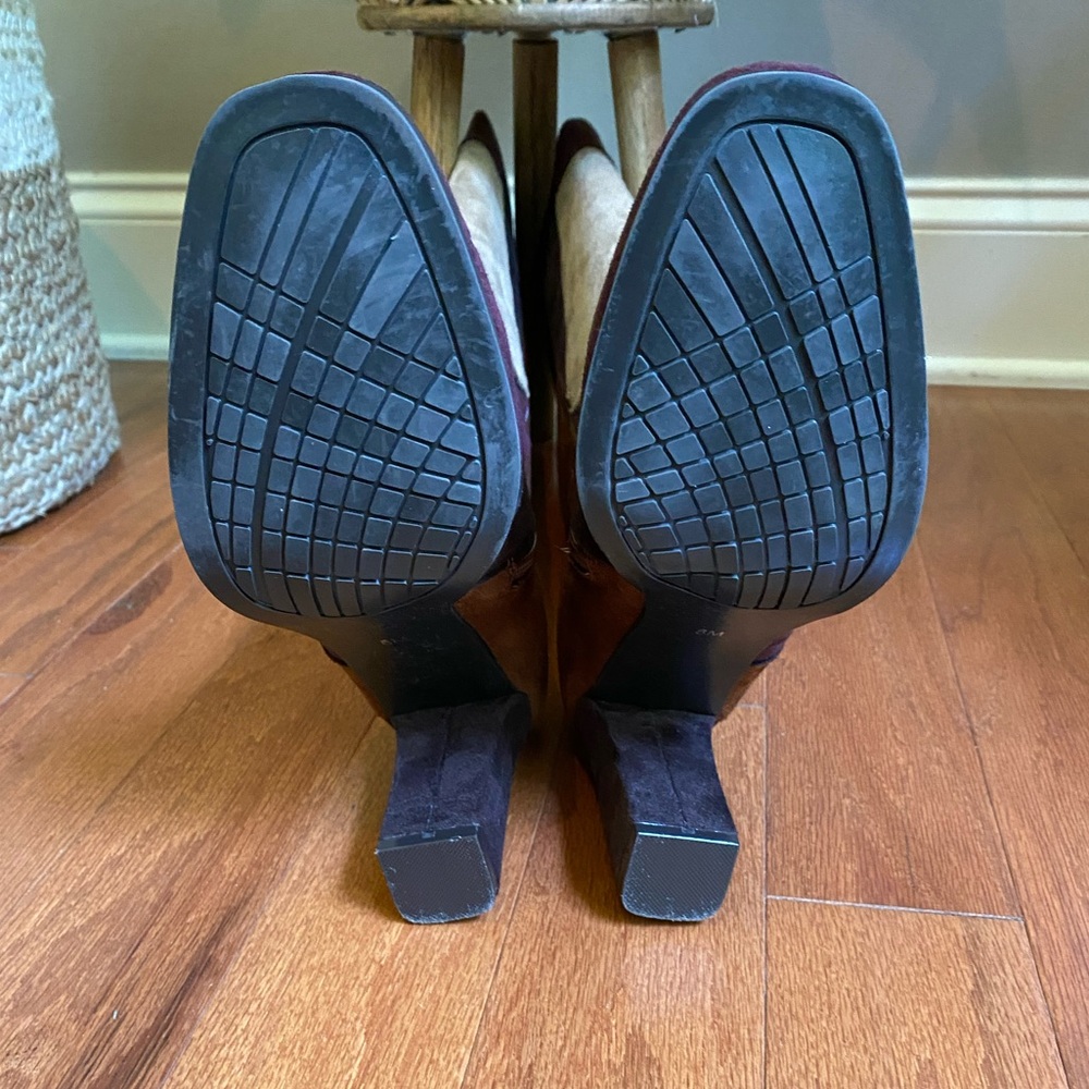 Patchwork Design Knee-High Boots - image 5